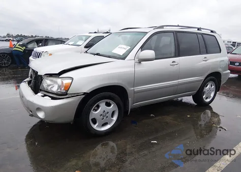 2006 Toyota Highlander Limited V6 z USA, uszkodzony, nr VIN JTEDP21A860115787